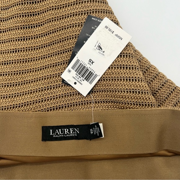 Lauren Ralph Lauren Metallic Cotton-Blend Knit Pencil Skirt – Size‎ XS - Picture 4 of 9